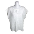 Unisex Nanso - Lühikeste käistega pluus, suurus 38 - Valge ()