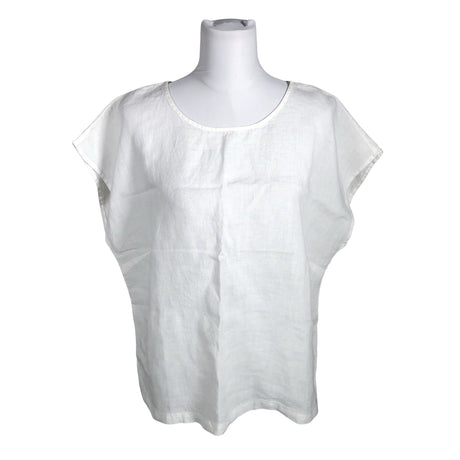 Unisex Nanso - Lühikeste käistega pluus, suurus 38 - Valge ()