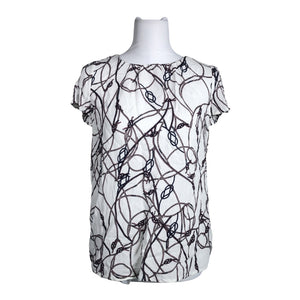 Unisex Esprit - Lühikeste käistega pluus, suurus 38 - Valge (1)