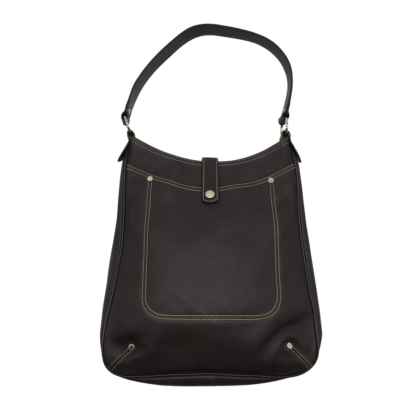 Unisex Longchamp - Käekott, suurus Midi - Pruun (1)