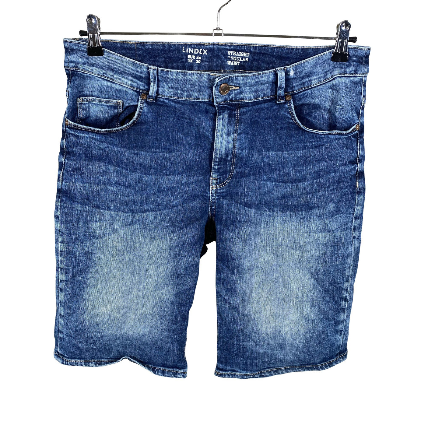 Unisex Lindex - Teksast lühikesed püksid, suurus 46 - Sinine (1)