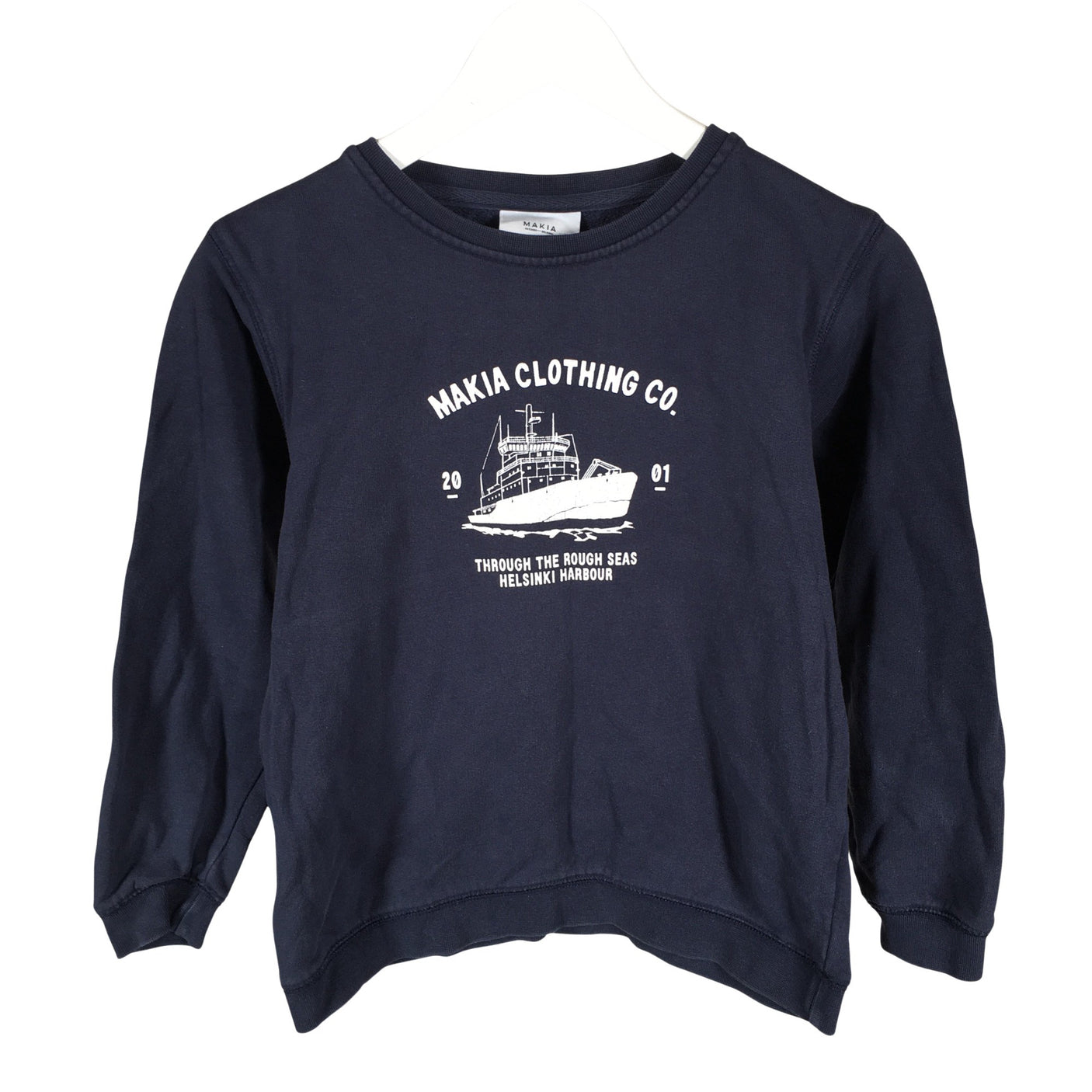 Unisex Makia - Dressikangast pluus, suurus 146 - 152 - Sinine (1)