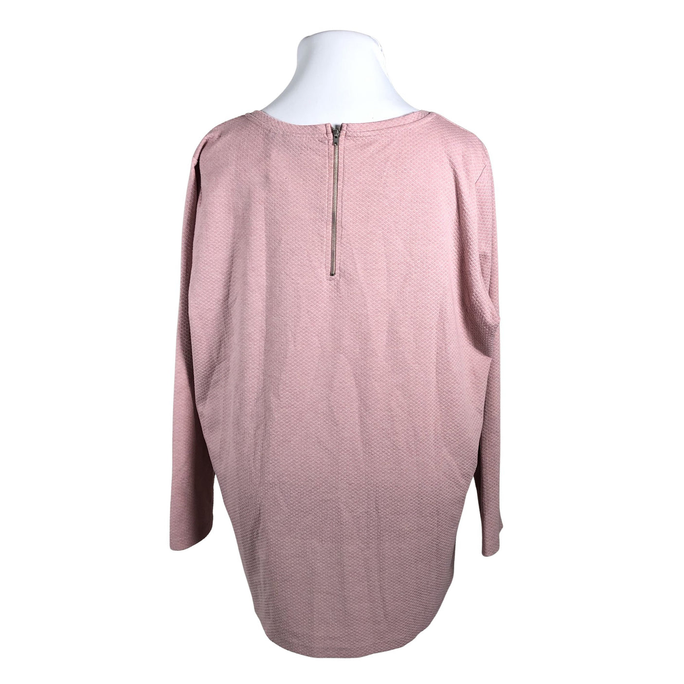 Unisex Zizzi - Trikotaažist pluus, suurus 42 - Heleroosa (2)