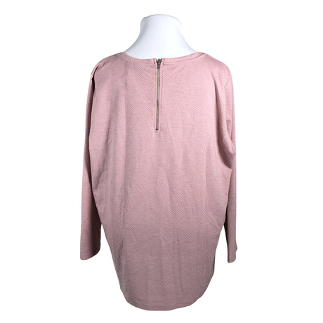 Unisex Zizzi - Trikotaažist pluus, suurus 42 - Heleroosa (2)