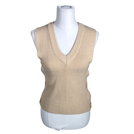 Unisex b.Young - Kootud vest, suurus 36 - Beige ()