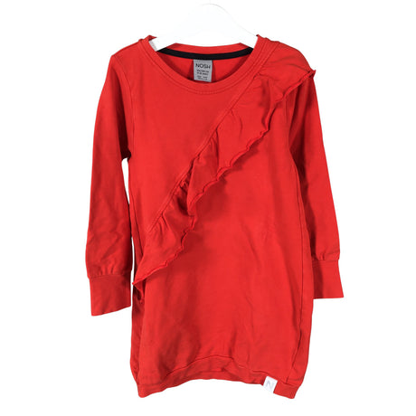 Unisex NOSH - Dressikangast kleit, suurus 134 - 140 - Punane ()