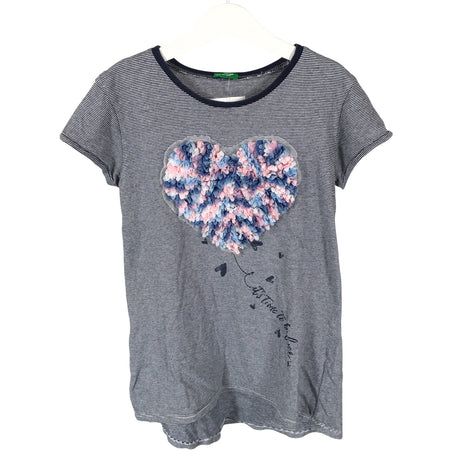 Unisex Benetton - T-särk, suurus 122 - 128 - Sinine ()