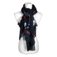 Unisex More&More - Õhuke sall, suurus Maxi - Sinine ()