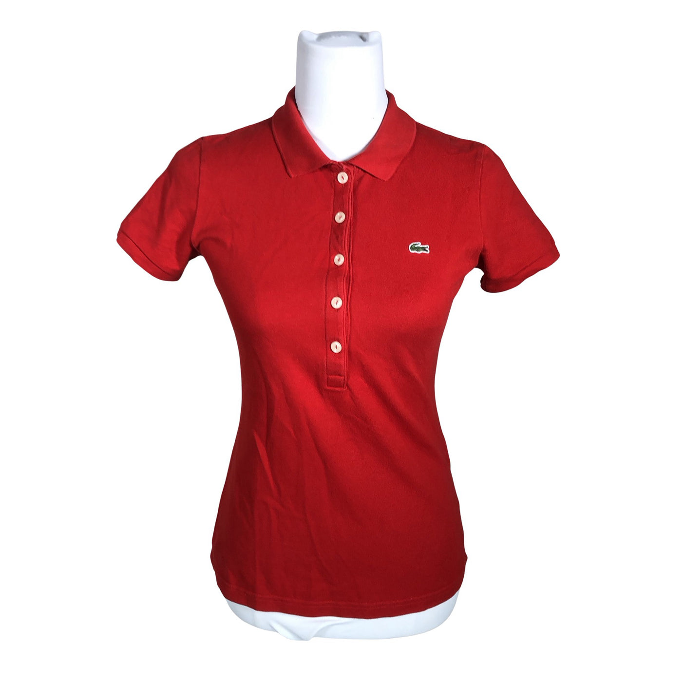Unisex Lacoste - Polosärk, suurus 36 - Punane (1)
