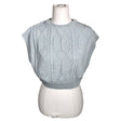Unisex Na-KD - Kootud vest, suurus 40 - Helesinine ()