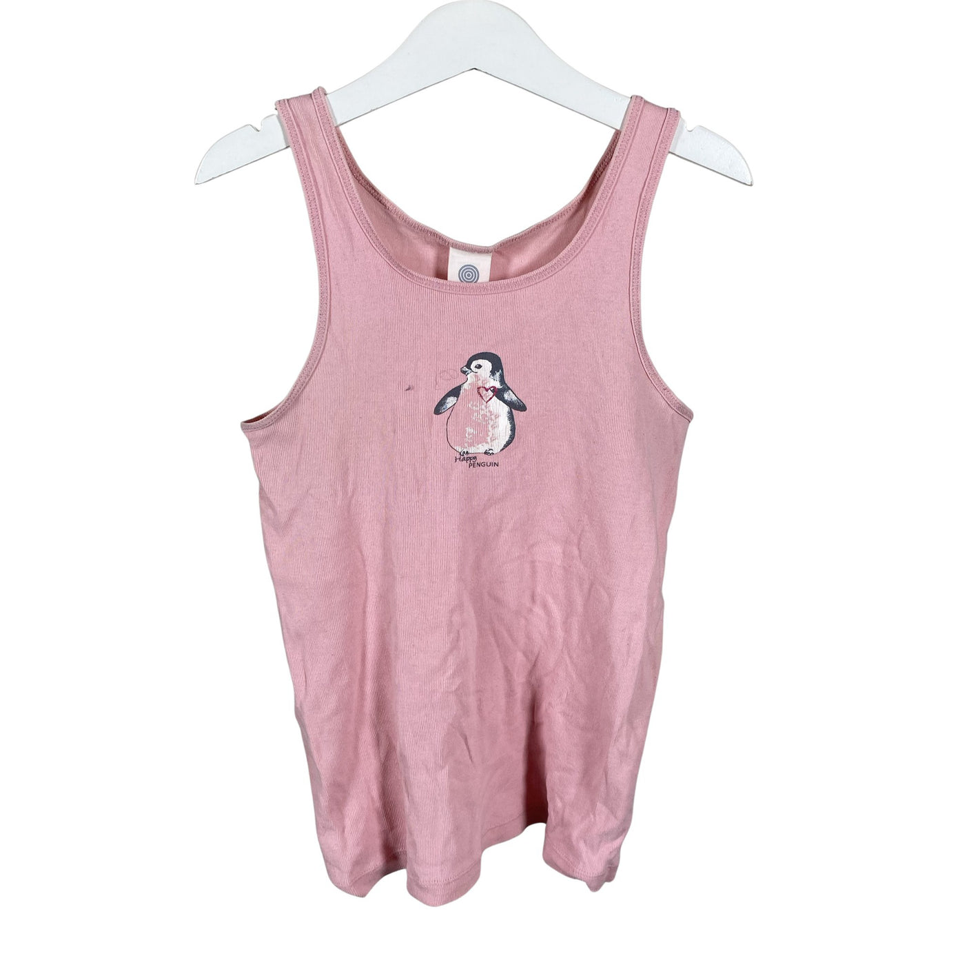 Unisex Sanetta - Trikotaažist topp, suurus 134 - 140 - Heleroosa (1)