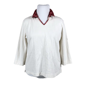 Unisex Liz Claiborne - Polosärk, suurus 42 - Valge (1)