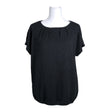 Unisex NOSH - Lühikeste käistega pluus, suurus 38 - Must ()