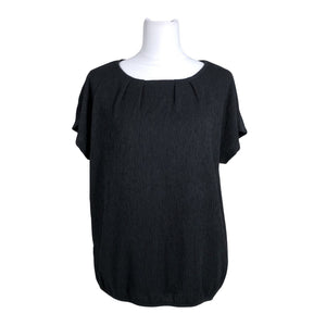 Unisex NOSH - Lühikeste käistega pluus, suurus 38 - Must (1)