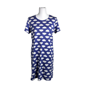 Unisex Nanso - Trikotaažist kleit, suurus 38 - Sinine (1)