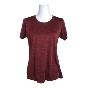 Unisex Soc - Spordisärk, lühikesed käised, suurus 40 - Veinipunane (1)