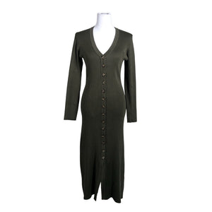 Unisex Lindex - Kootud kleit, suurus 38 - Roheline (1)