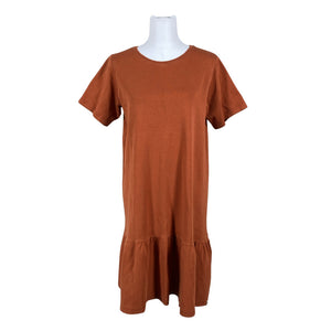 Unisex Kaiko - Trikotaažist kleit, suurus 38 - Pruun (1)