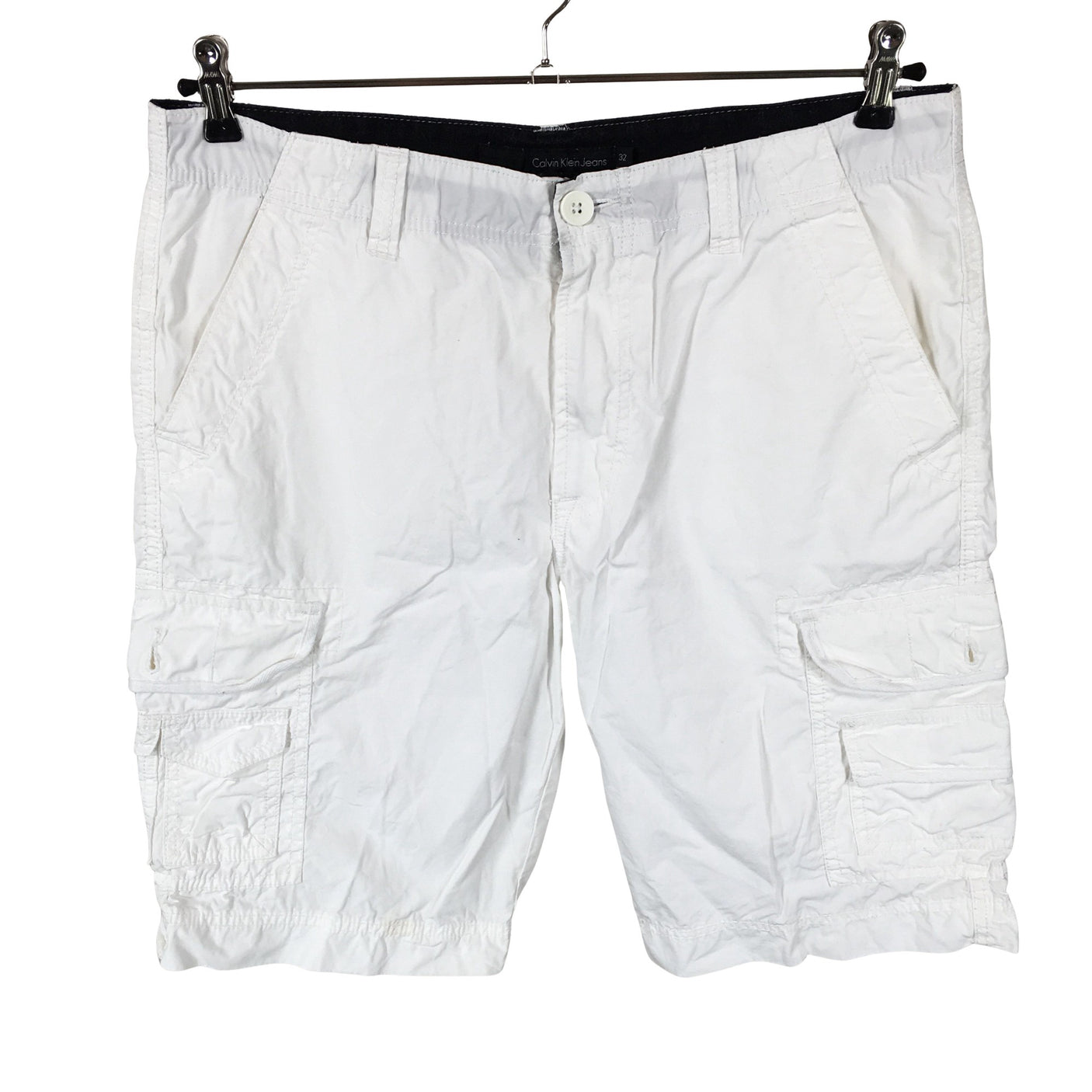 Unisex Calvin Klein Jeans - Lühikesed püksid, suurus W32 - Valge (1)