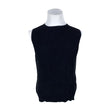 Unisex Global - Kootud vest, suurus L - Must ()
