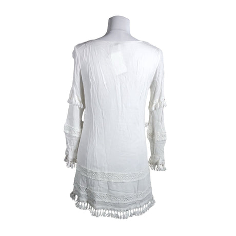 Unisex Esther - Mitteveniv tuunika, suurus 40 - Valge (2)