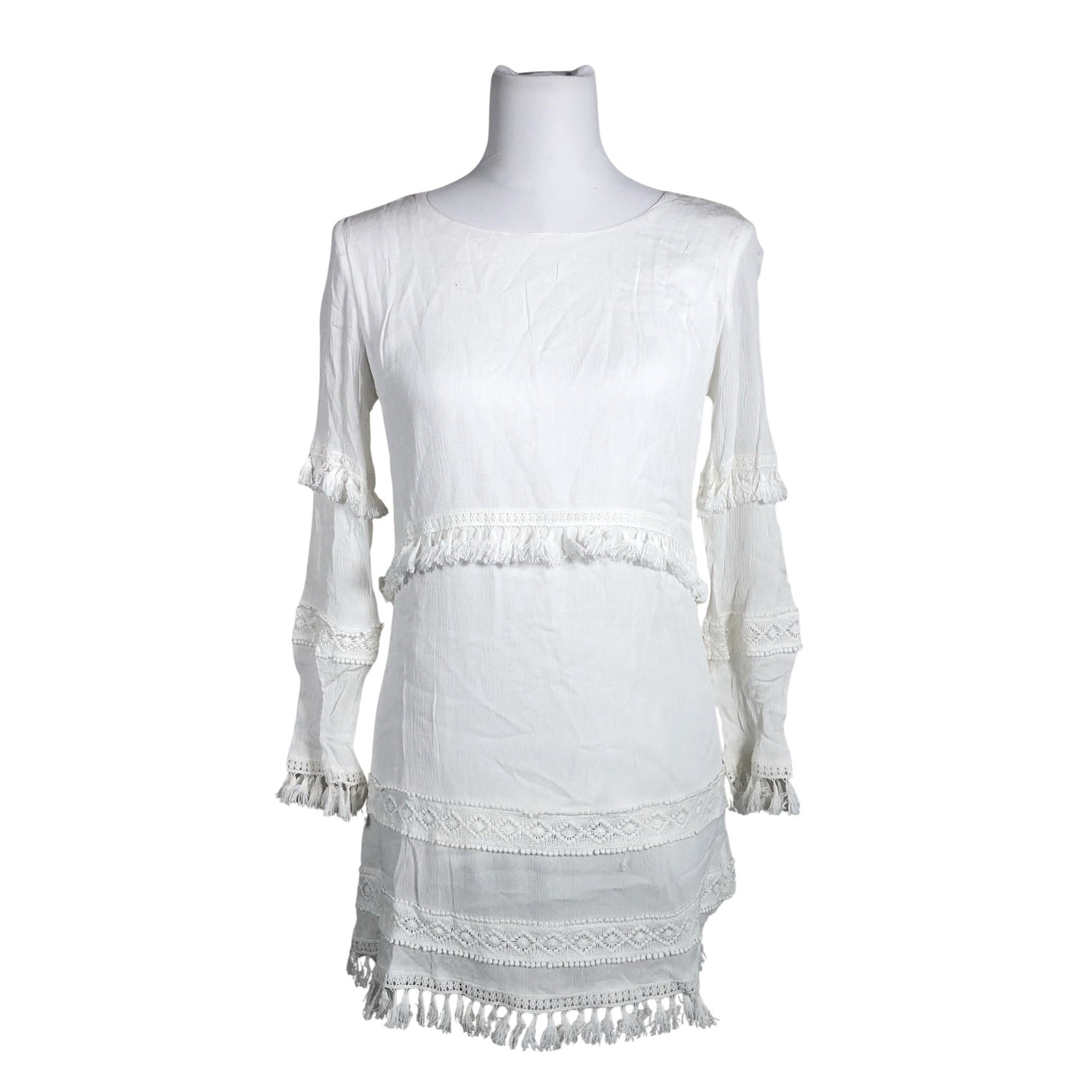 Unisex Esther - Mitteveniv tuunika, suurus 40 - Valge (1)