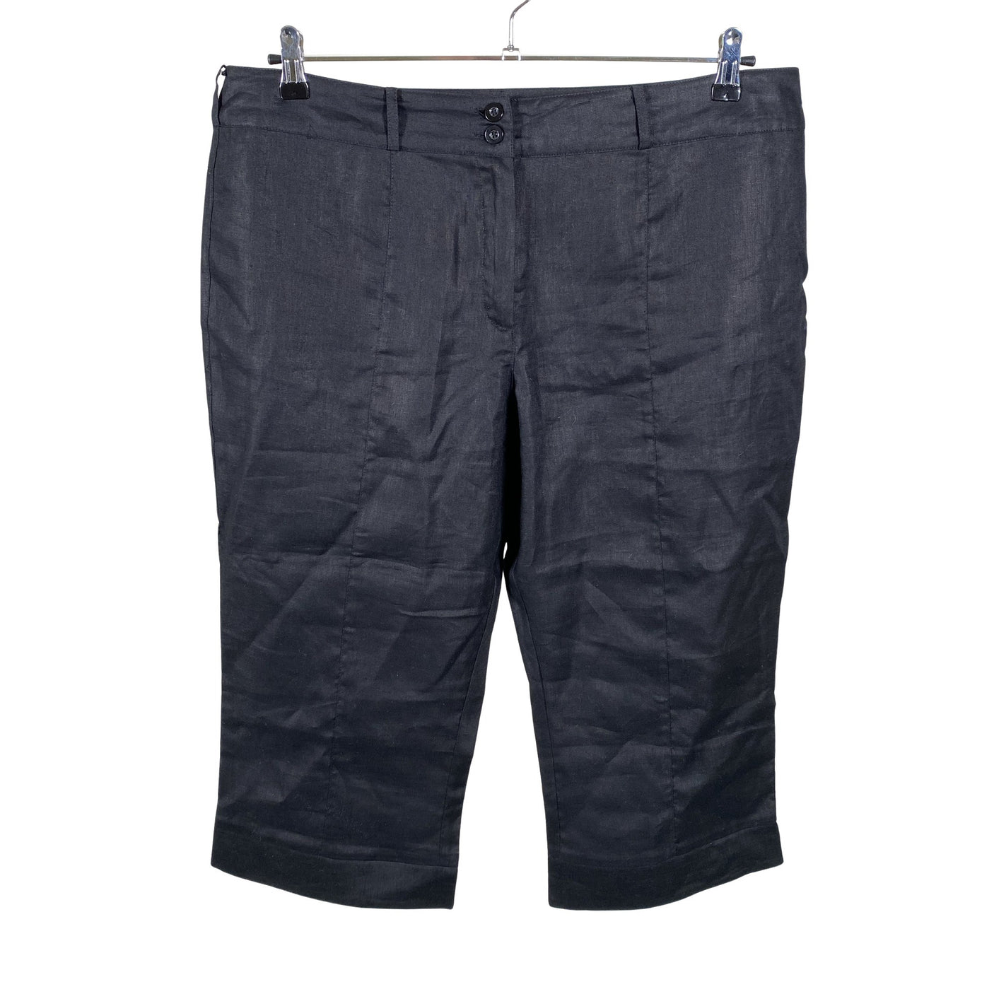 Unisex Nanso - Mittevenivad poolpikad püksid, suurus 48 - Must (1)