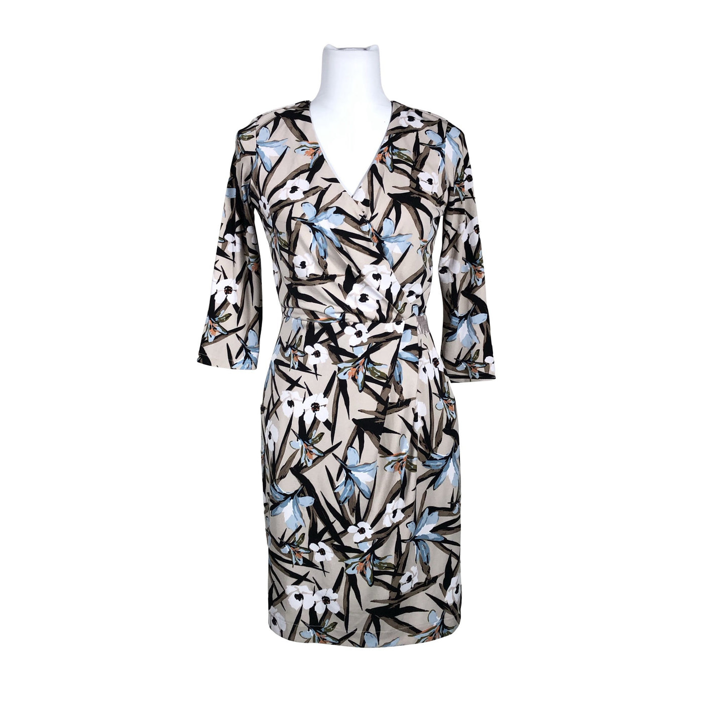 Unisex Comma - Trikotaažist kleit, suurus 34 - Beige (1)