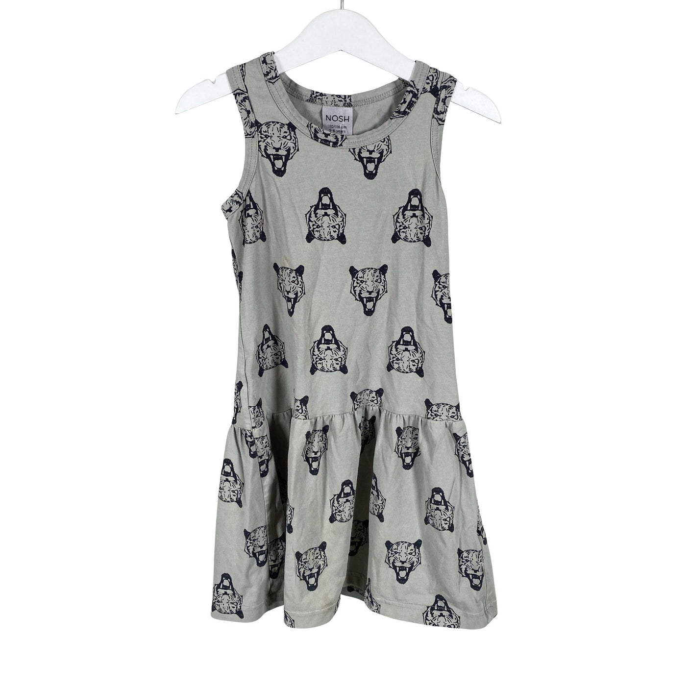 Unisex NOSH - Trikotaažist kleit, suurus 110 - 116 - Hall (1)