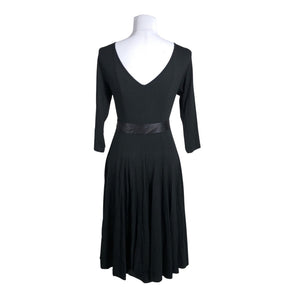Unisex Muotikuu - Trikotaažist kleit, suurus 38 - Must (2)