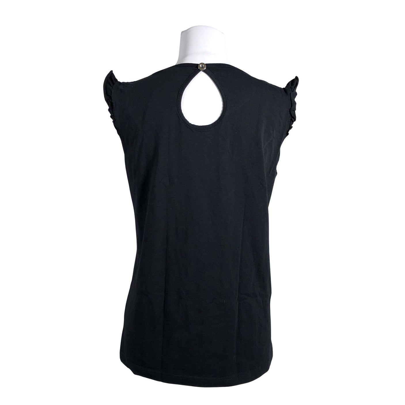 Unisex NOSH - Trikotaažist topp, suurus 40 - Must (2)