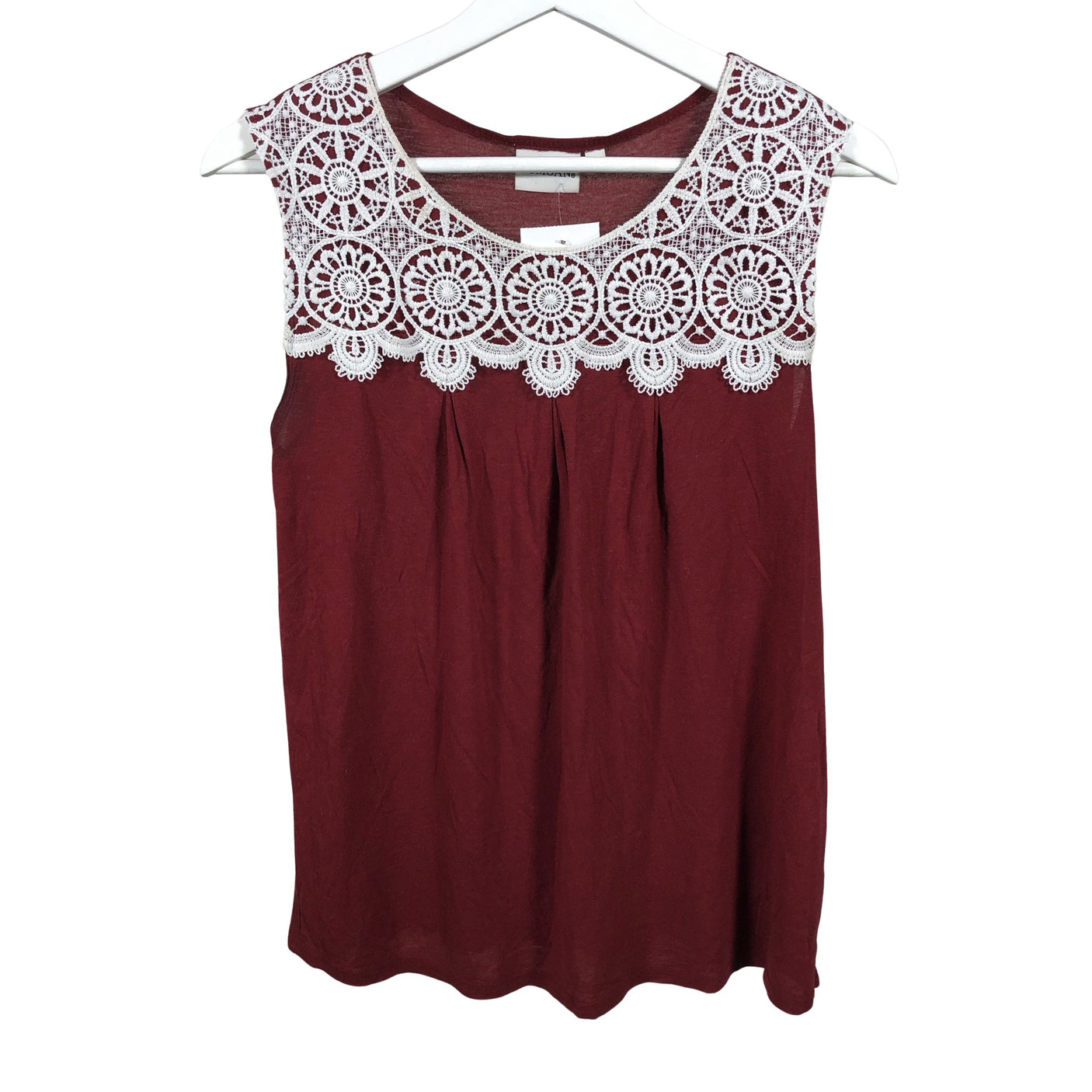 Unisex Lumoan - Trikotaažist topp, suurus 34 - Veinipunane (1)
