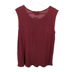 Unisex Lumoan - Trikotaažist topp, suurus 34 - Veinipunane (2)
