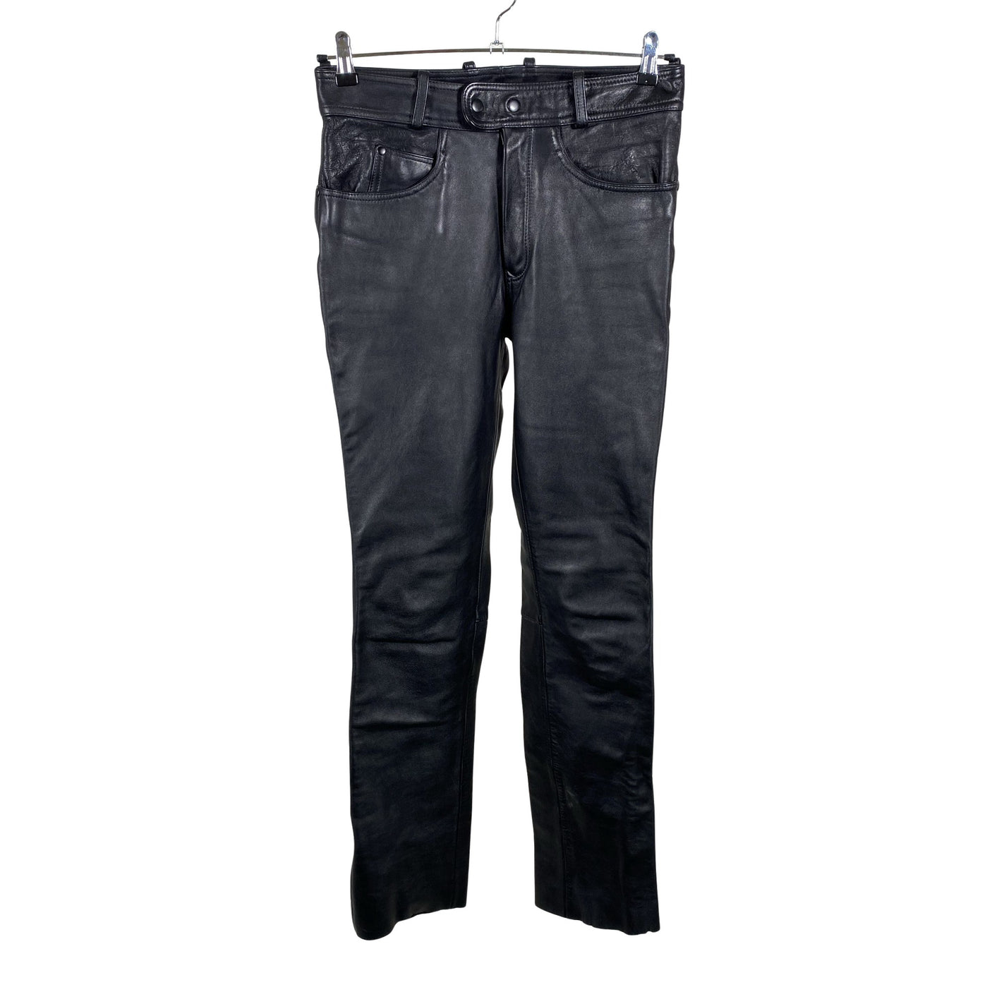 Unisex Handmade - Nahkpüksid, suurus 42 - Must (1)