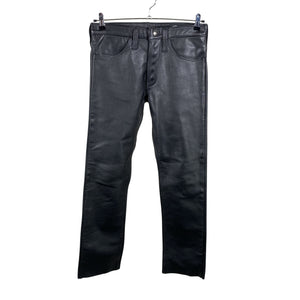 Unisex Handmade - Nahkpüksid, suurus W33 - Must (1)