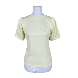 Unisex Minus - T-särk, suurus 36 - Kollane (1)