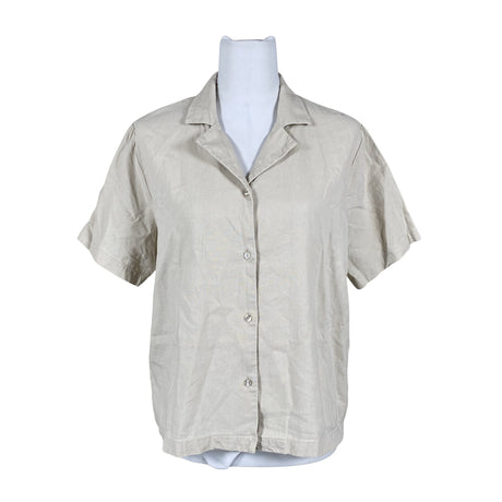 Unisex Soyaconcept - Lühikeste käistega pluus, suurus 36 - Beige ()