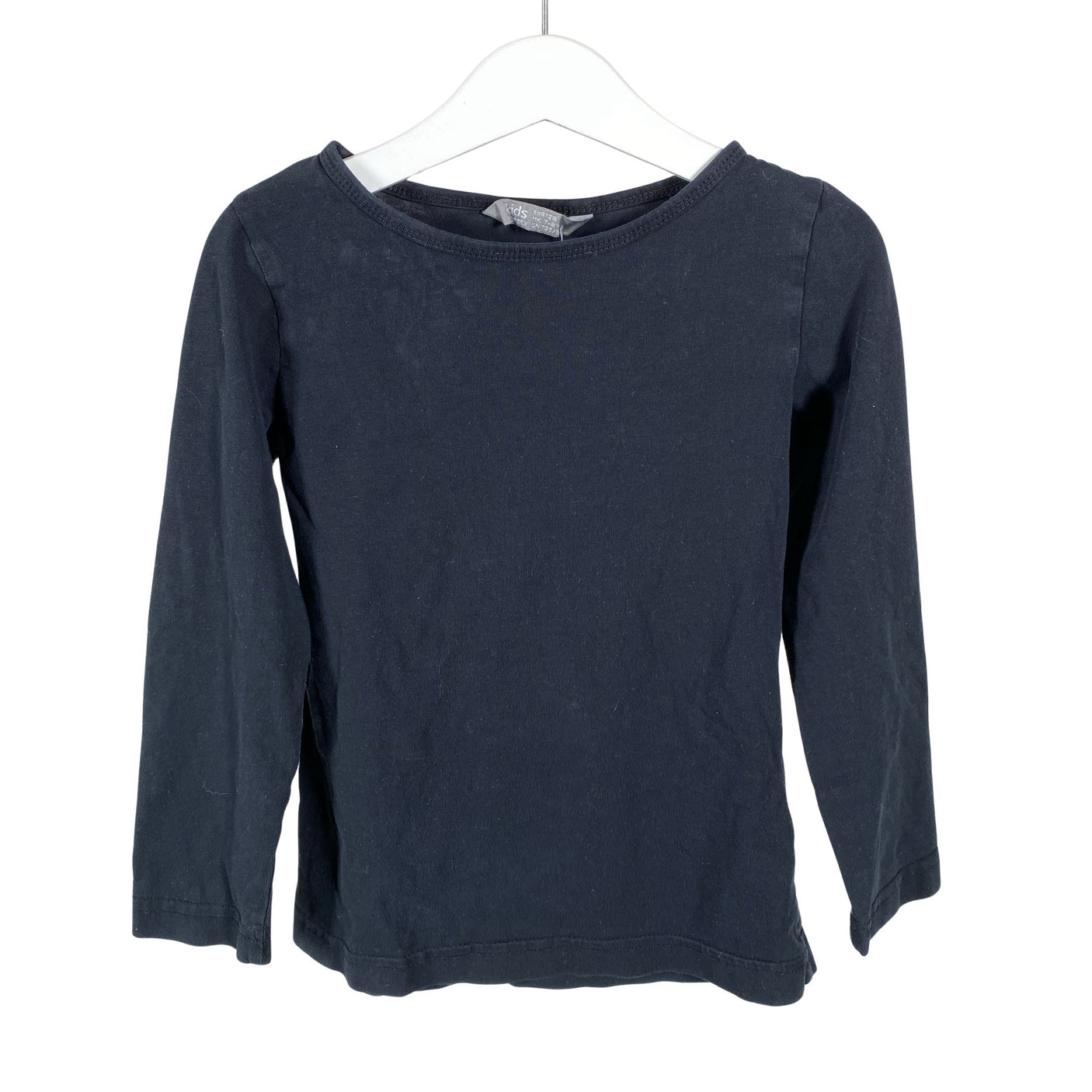 Unisex Lindex - Trikotaažist pluus, suurus 122 - 128 - Must (1)