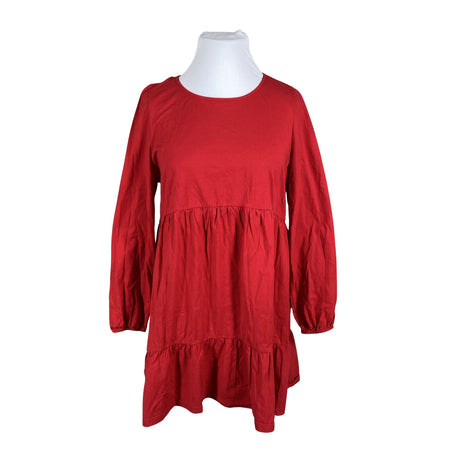 Unisex Melli - Trikotaažist kleit, suurus 42 - Punane ()