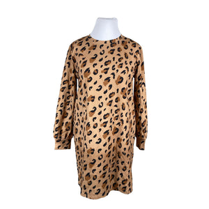 Unisex Melli - Trikotaažist kleit, suurus 42 - Pruun (1)