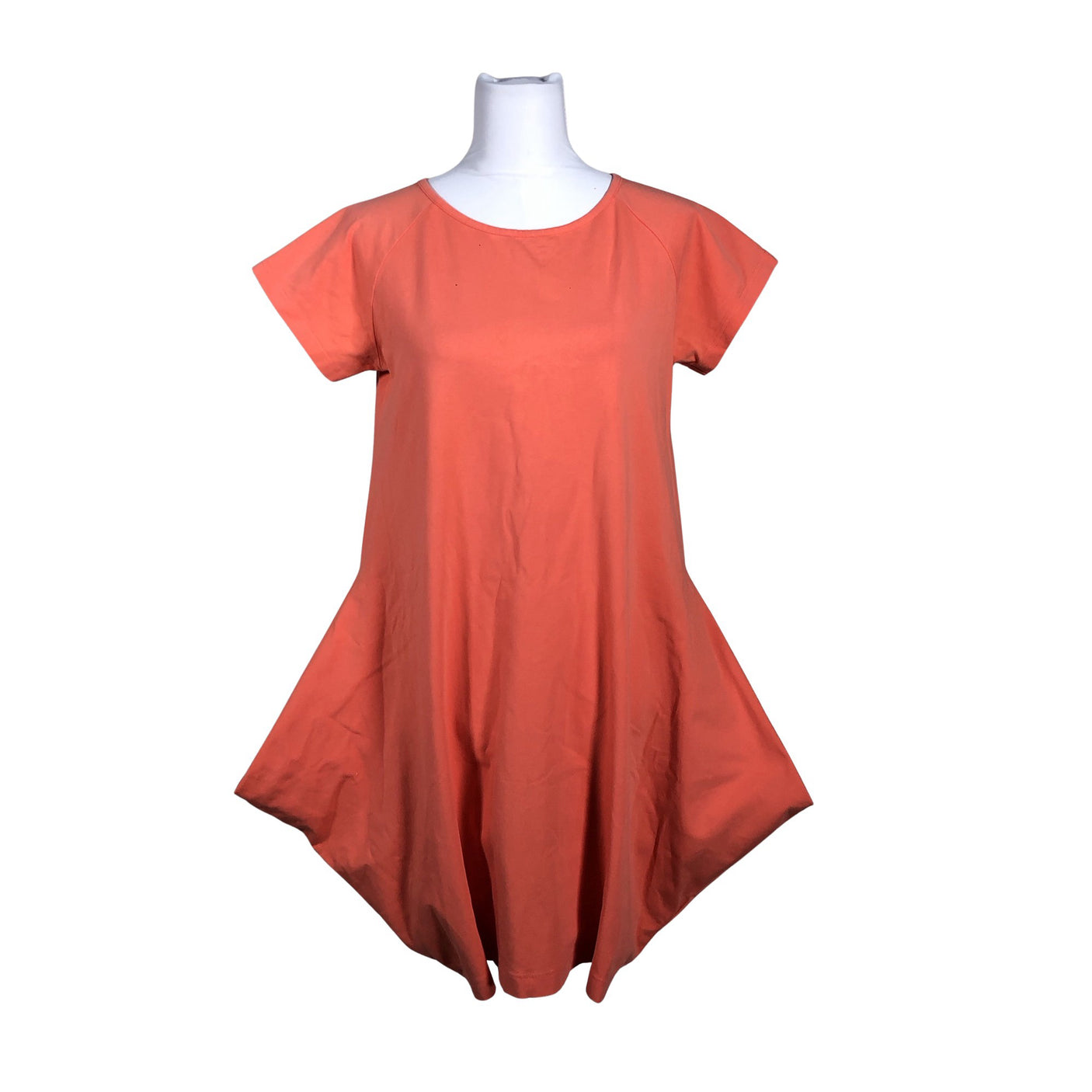 Unisex Papu - Trikotaažist kleit, suurus 38 - Oranž (1)
