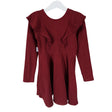 Unisex Gugguu - Trikotaažist kleit, suurus 110 - 116 - Veinipunane ()