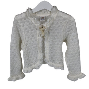 Unisex Kinderit - Kardigan, suurus 104 - 110 - Valge (1)
