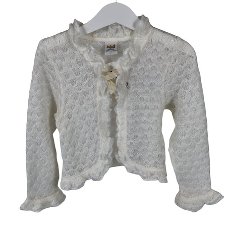 Unisex Kinderit - Kardigan, suurus 104 - 110 - Valge ()