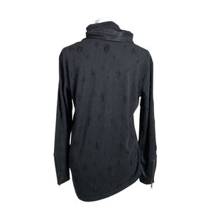 Unisex Luxury - Dressikangast tuunika, suurus 36 - Must (2)