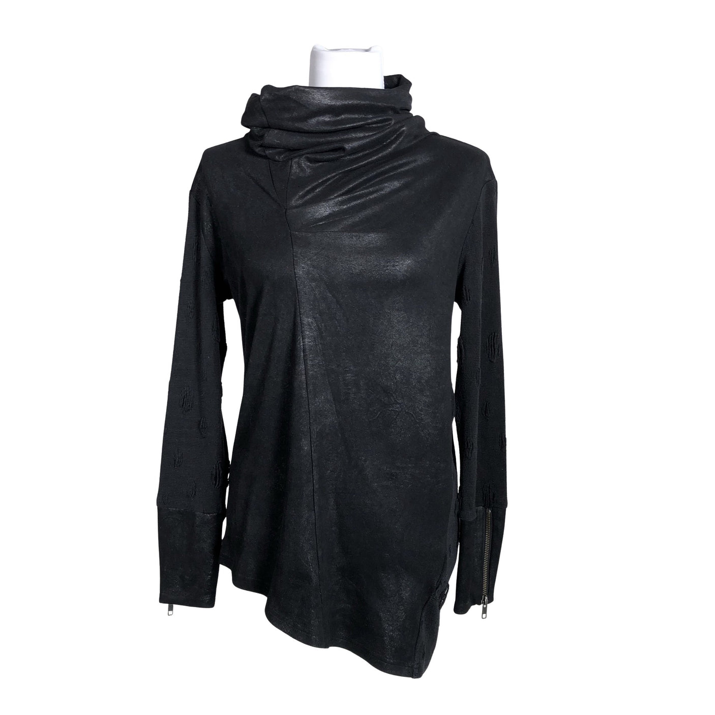 Unisex Luxury - Dressikangast tuunika, suurus 36 - Must (1)