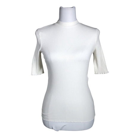 Unisex Selected - Trikotaažist pluus, suurus 34 - Valge ()