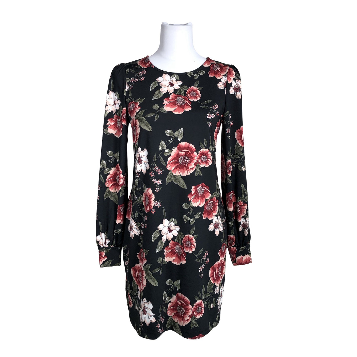 Unisex Happy Holly - Trikotaažist kleit, suurus 36 - Must (1)