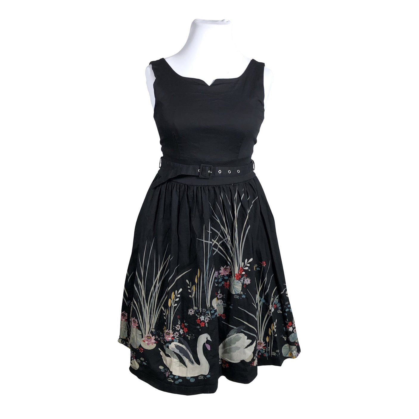 Unisex Lindy Bop - Mitteveniv kleit, suurus 42 - Must (1)
