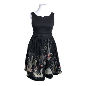 Unisex Lindy Bop - Mitteveniv kleit, suurus 42 - Must (1)